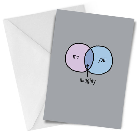 Venn Diagram Greeting Card CLEARANCE